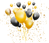 Luftballons gold rechts